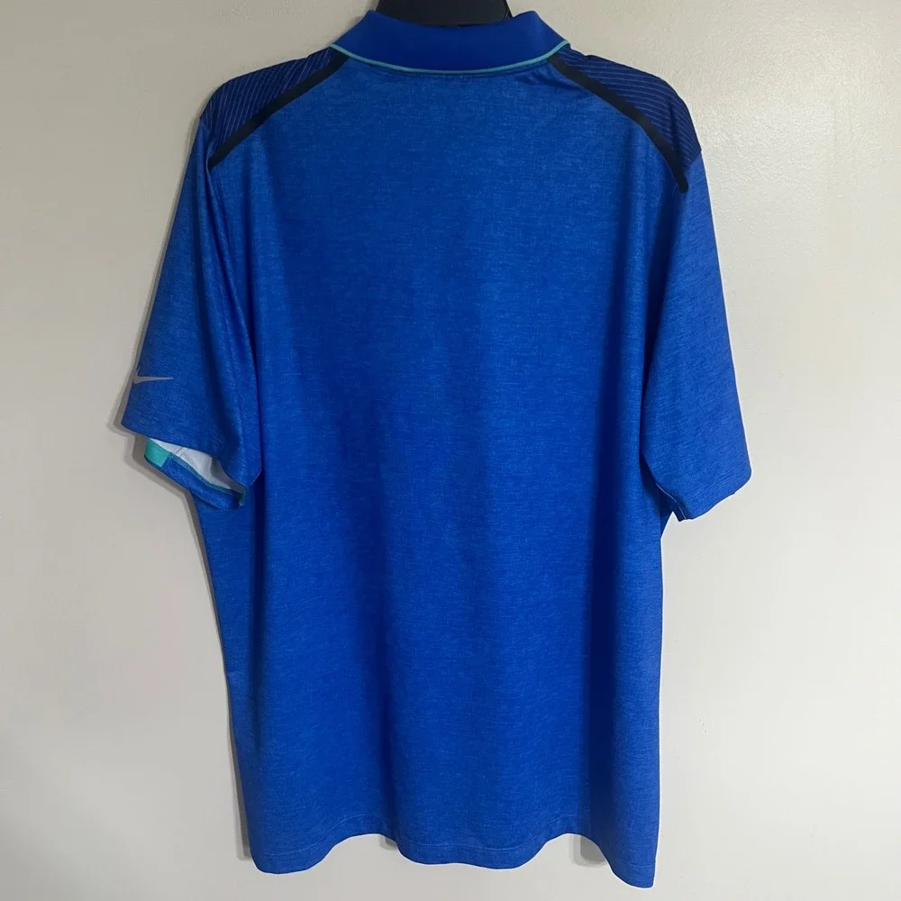 Nike Golf‎ Tour Performance Dri-FIT Polo Shirt Blue Stonewater Country Club XL